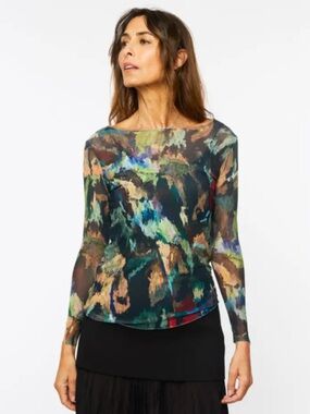 LA Piel AMB Designs Mink Secret Garden Semi Sheer Forest Watercolour Handmade